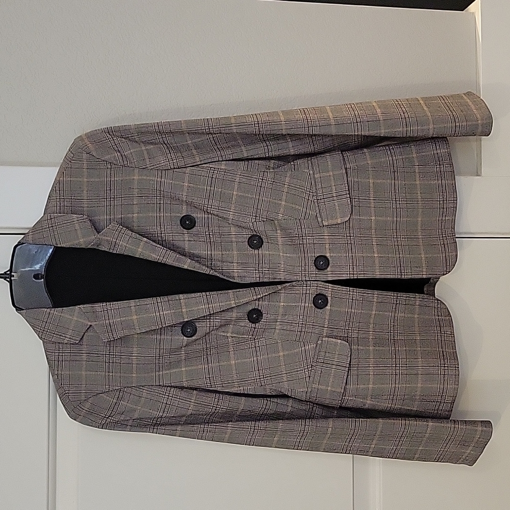 Plaid Blazer